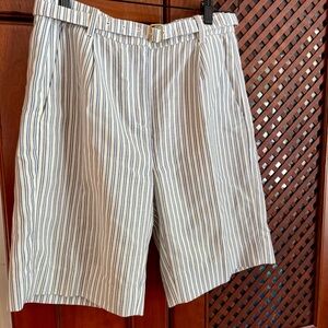 J Crew NWT Women’s Striped Blue and White Women’s  Shorts